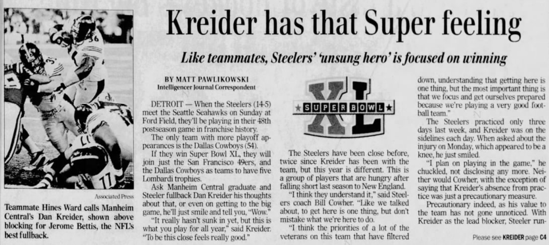 Archive - kreider super bowl
